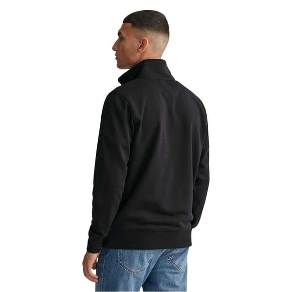 Gant Herr Half Zip Tröja med Broderad Logotyp