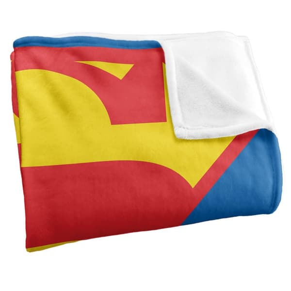 Superman 1986 Shield Soft Touch Blanket