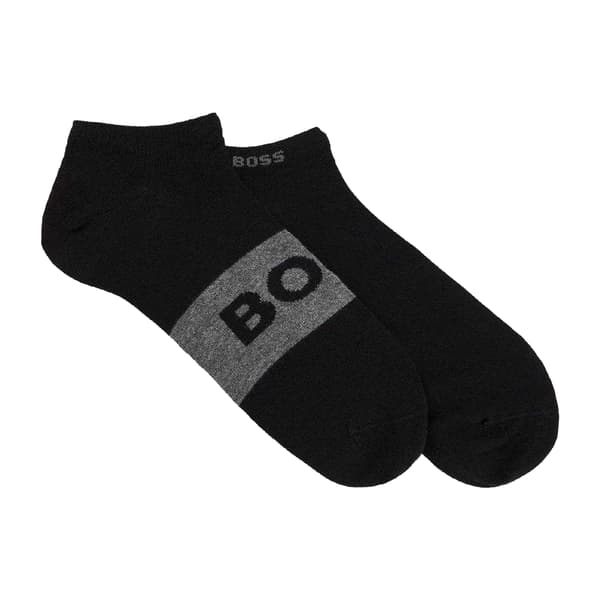 Boss Unisex Vuxen Logotyp Ankelstrumpor (2-pack)