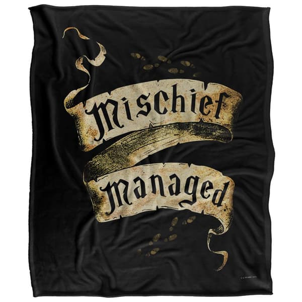 Harry Potter Mischief Managed Rullfilt
