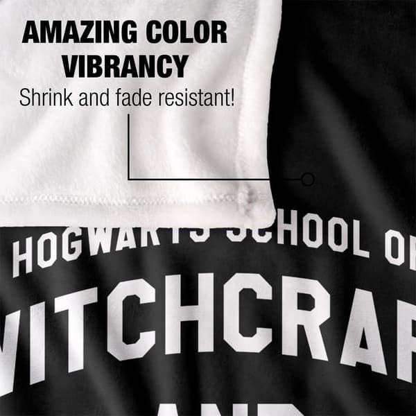 Harry Potter Witchcraft And Wizardry Blanket