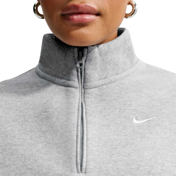 Nike Dam Fleece Half Zip Oversized Sweatshirt