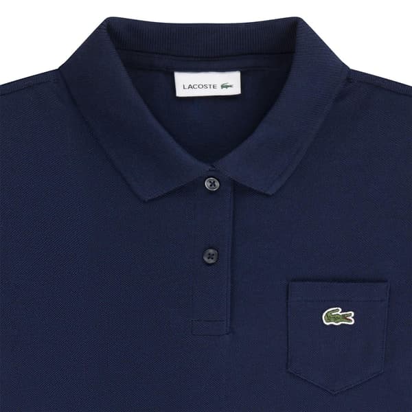 Lacoste Flickor Bröstficka Pikétröja Klänning