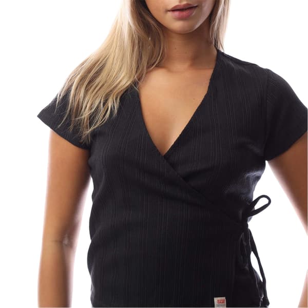 Levis Dam V-ringad Kortärmad Omlott-topp