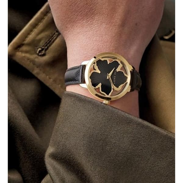 Ted Baker Naisten Lilabel Nahkarannekello