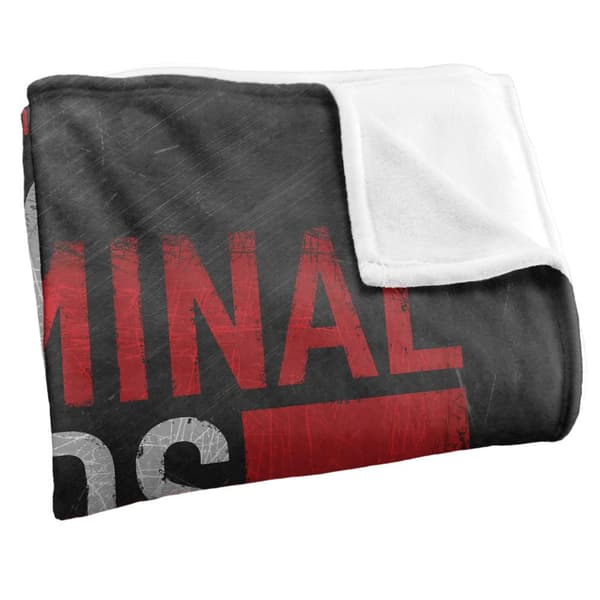 Criminal Minds Silky Logo Supersoft Peitto