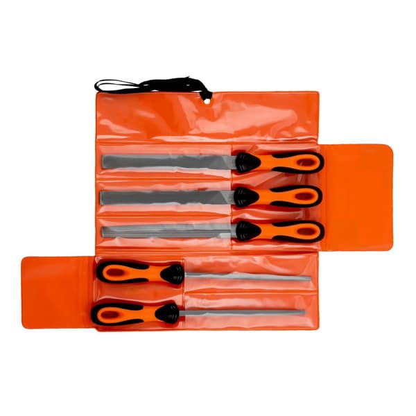Bahco 200 mm (8 tommer) Ergo Engineering File Set, 5 dele