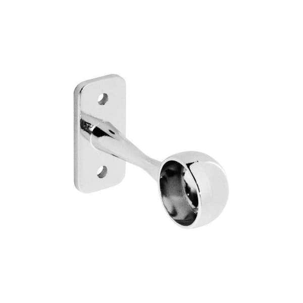Securit Chrome End Bracket (Pack of 2)