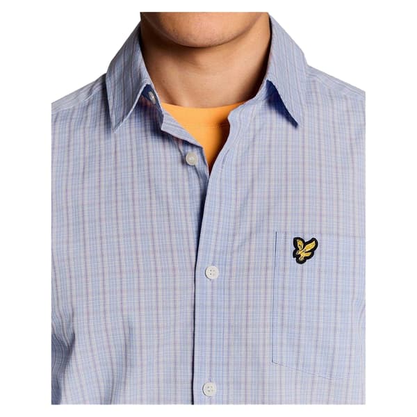 Lyle & Scott Mens Micro Checked Woven Shirt