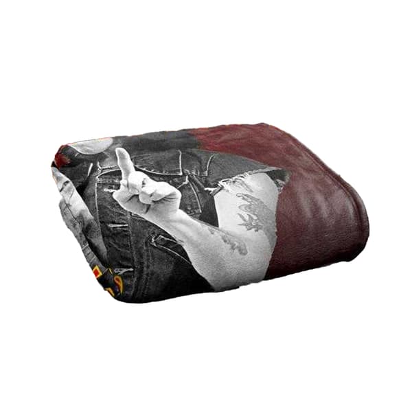Bon Scott Silky Logo Supersoft Blanket