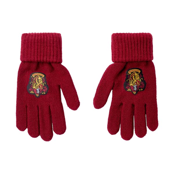 Harry Potter Unisex Vuxen Gryffindor Mössa & Handskar Set