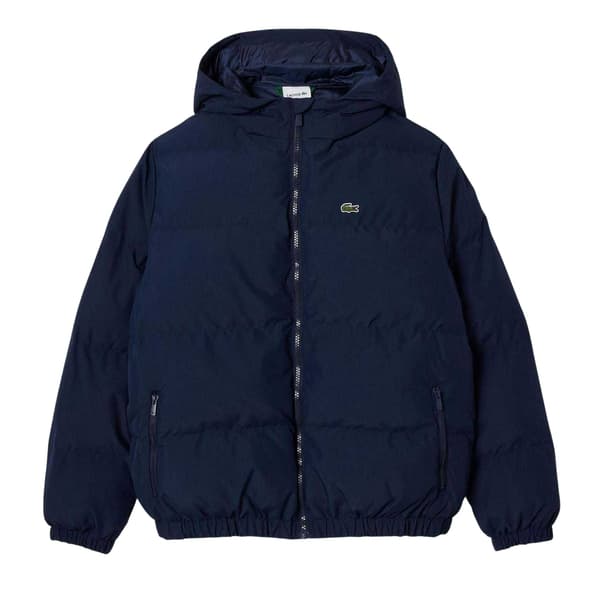 Lacoste Childrens/Kids Plain Padded Hooded Jacket