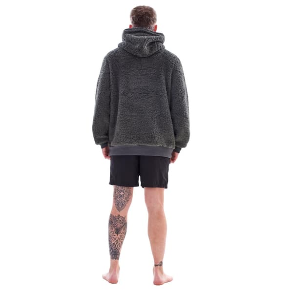 Keanu Mens Sherpa Pull Over Hoodie