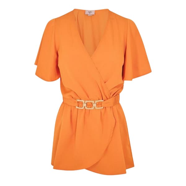 Ax Womens/Ladies Belted Flutter Wrap Top