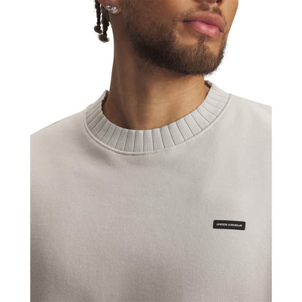 Under Armour Mens Woodmark Ribbed Collar Oversized Sweatshirt