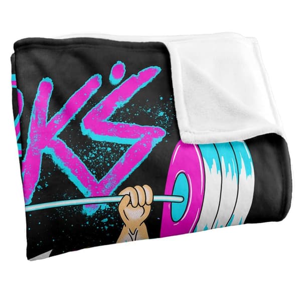 Rick And Morty Ricks Gym Soft Touch Blanket