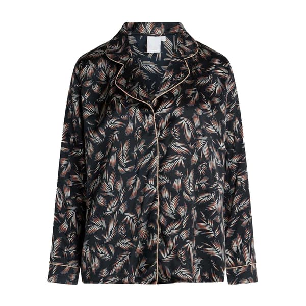 CCDK Copenhagen Dam Josephine Bladtryck Satin Pyjamastopp