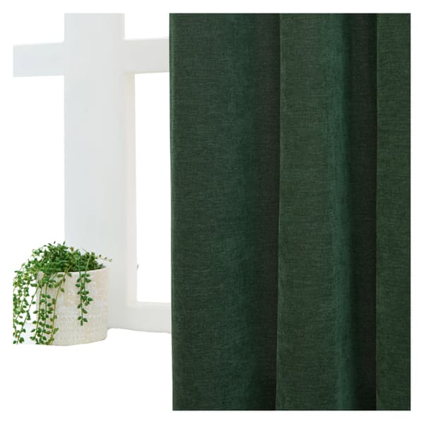 Furn Chenille Lined Pencil Pleat Curtains