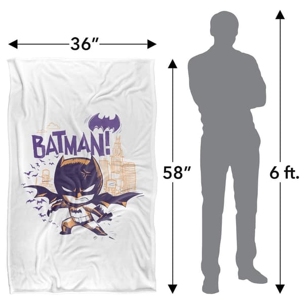 Batman Silky Chibi Throw
