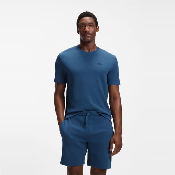 Boss Mens Waffle Knit Structured Pyjama Top