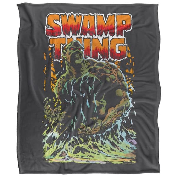 Justice League Swamp Thing Soft Touch Blanket
