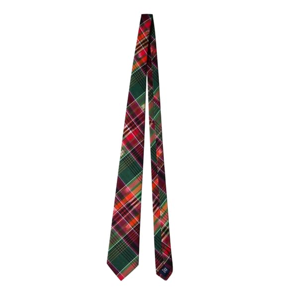 Ralph Lauren Checked Cotton Tie