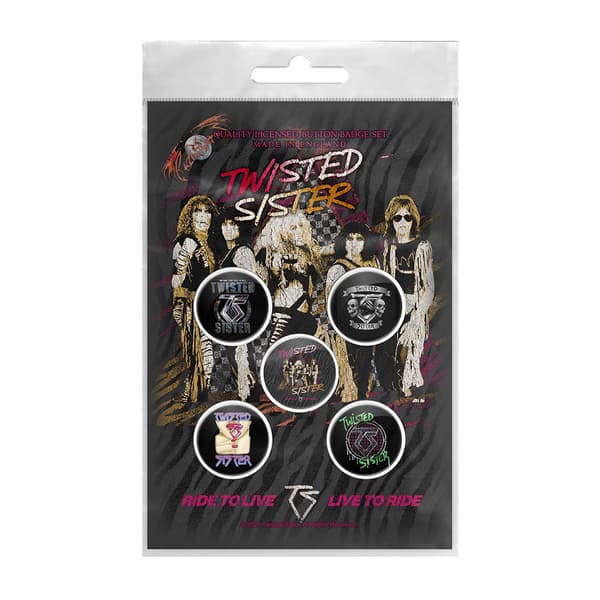 Twisted Sister Ride To Live Märkeset (5-pack)