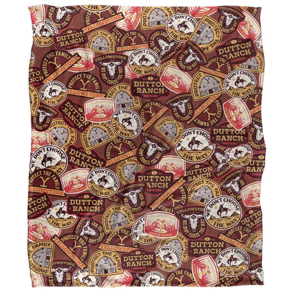 Yellowstone Silky Badge Supersoft Blanket