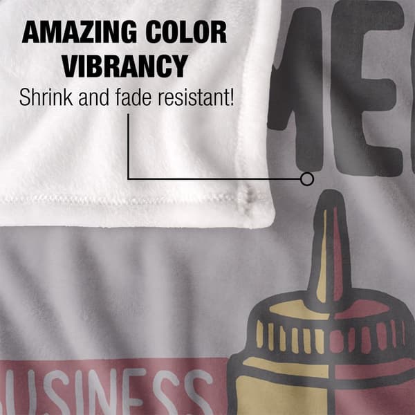 Seinfeld Kramerica Industries Blanket
