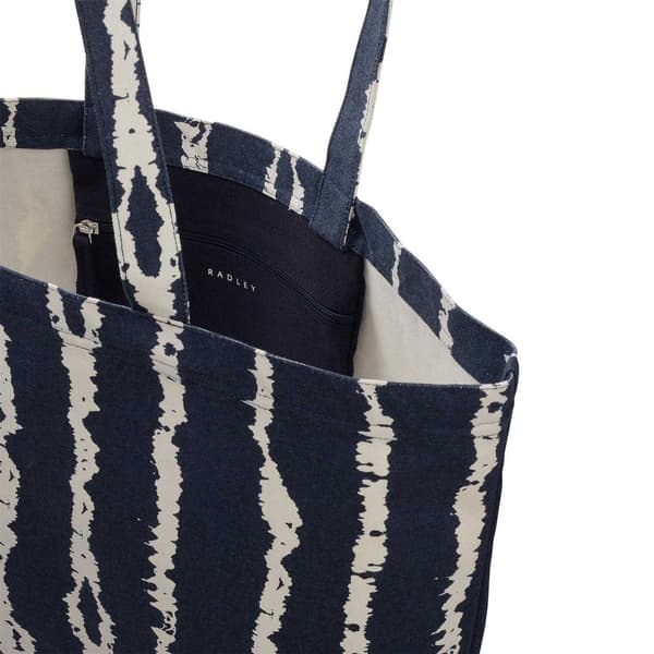 Radley East West Tie Dye Stripes -kangaskassi