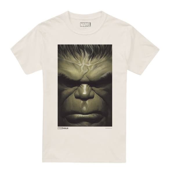 Hulk T-shirt med ansigt til mænd
