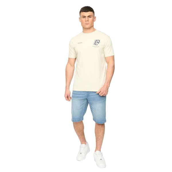 Crosshatch Kamaline Jeansshorts för män