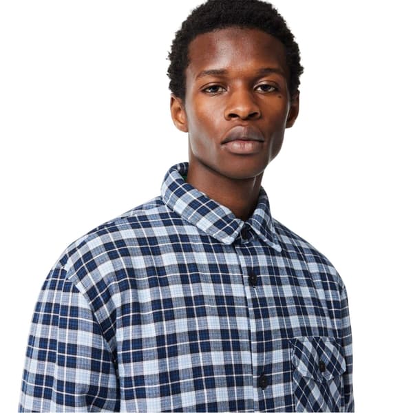 Lacoste Herrskjorta Rutig Regular Långärmad