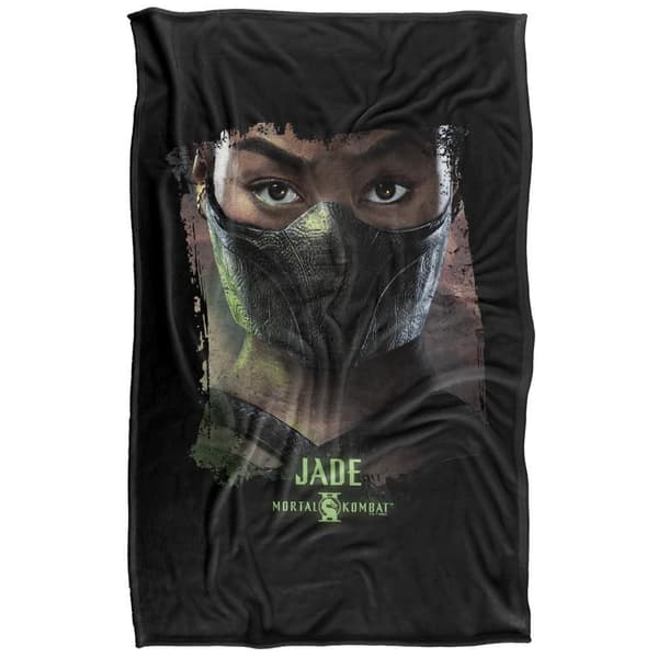 Mortal Kombat 2 Jade Portrait Soft Touch Blanket