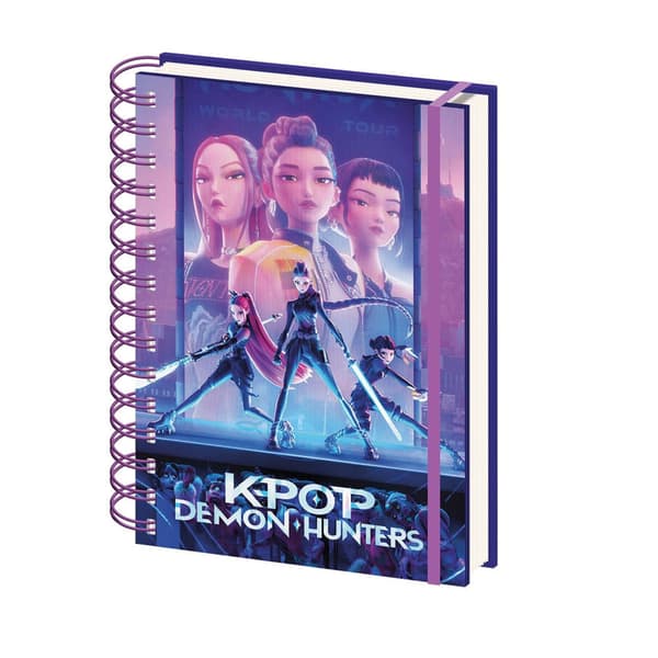 K-Pop Demon Hunters Huntrix A5 Wirebound Notebook