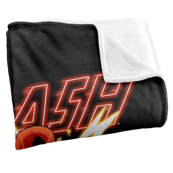 JLA Flash Glow Soft Touch Blanket