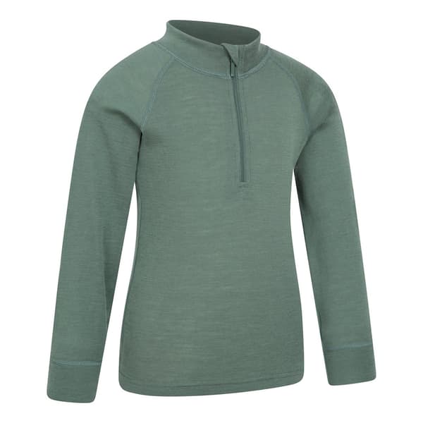 Mountain Warehouse Barn/Kids Merino Blend Half Zip Underställströja