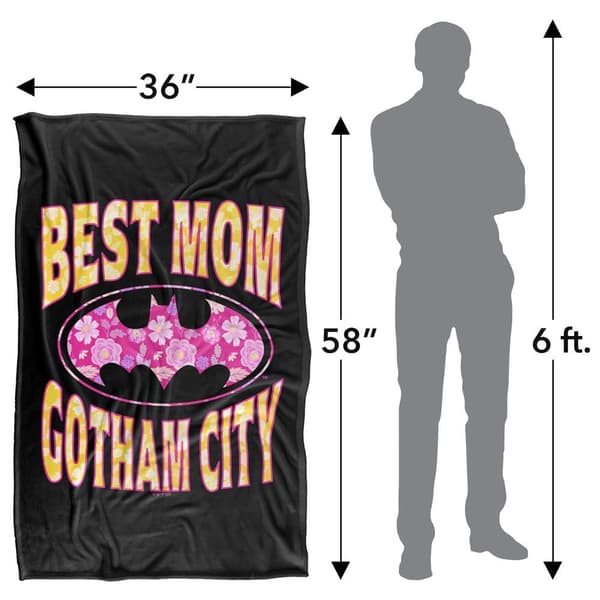 Batman Best Mom In Gotham Blanket