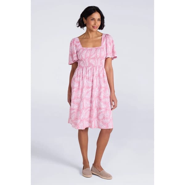 Mountain Warehouse Dam Hydra Palm Leaf Shirred Klänning