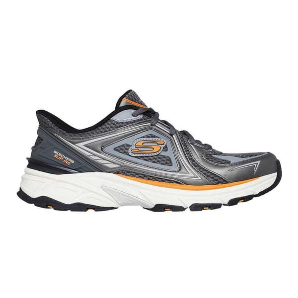 Skechers Mens Mesh Metallic Insert Trainers