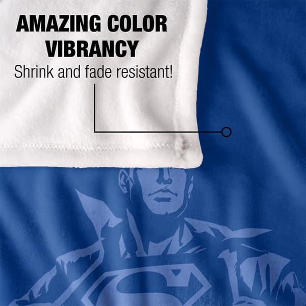 Superman Chest Logo Blanket