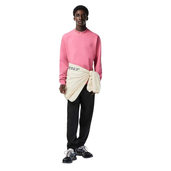 Lacoste Herrtröja med logotyp och dubbelsidig design