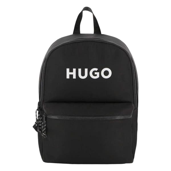 Hugo Lettering Print Nylon Logo Backpack