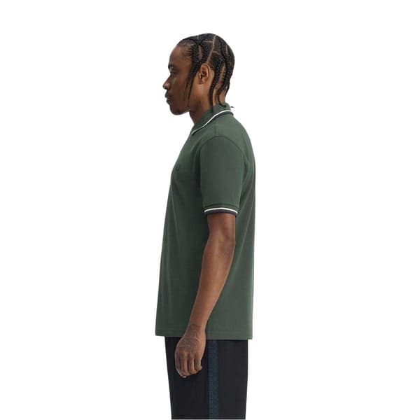 Fred Perry Pikétröja med dubbla ränder för män