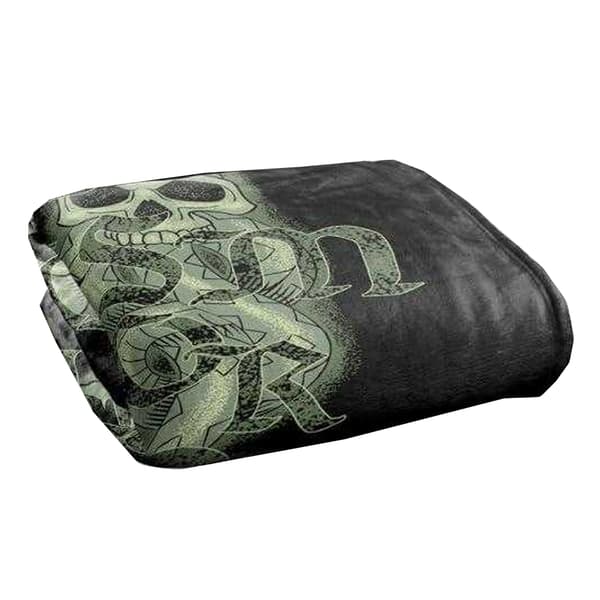 Harry Potter Morsmordre Gothic Soft Touch Blanket