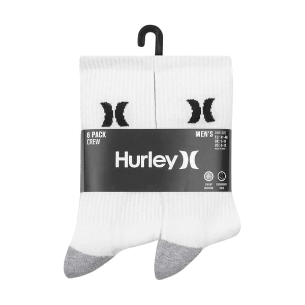 Hurley Crewstrumpor för män (6-pack)