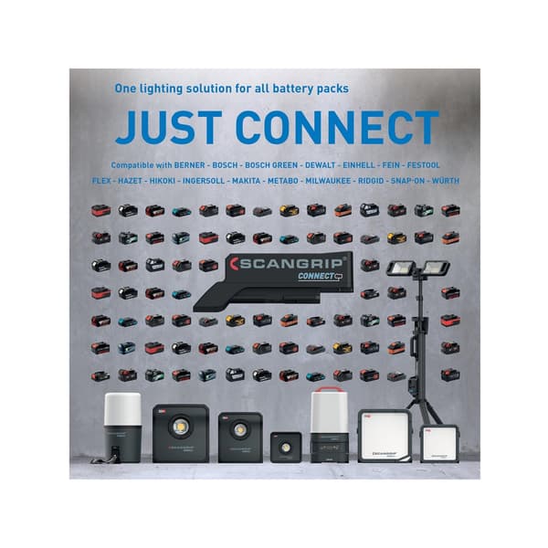Scangrip Vega 4 Connect Work Light 18v Bare Unit