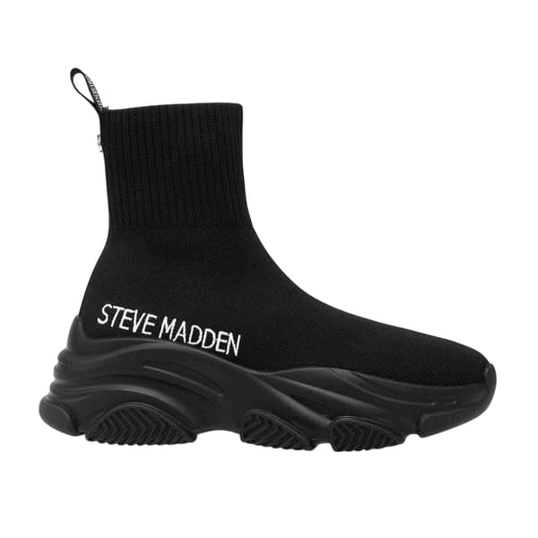 Steve Madden Dam/Kvinnor Stickade Sock Trainers