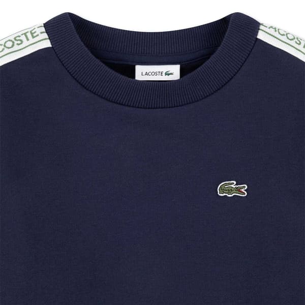 Lacoste Barn/Kids Broderad Logotyp Rundhalsad Tröja