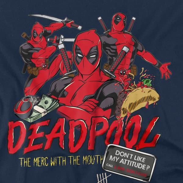 Deadpool T-shirt för män med attityd